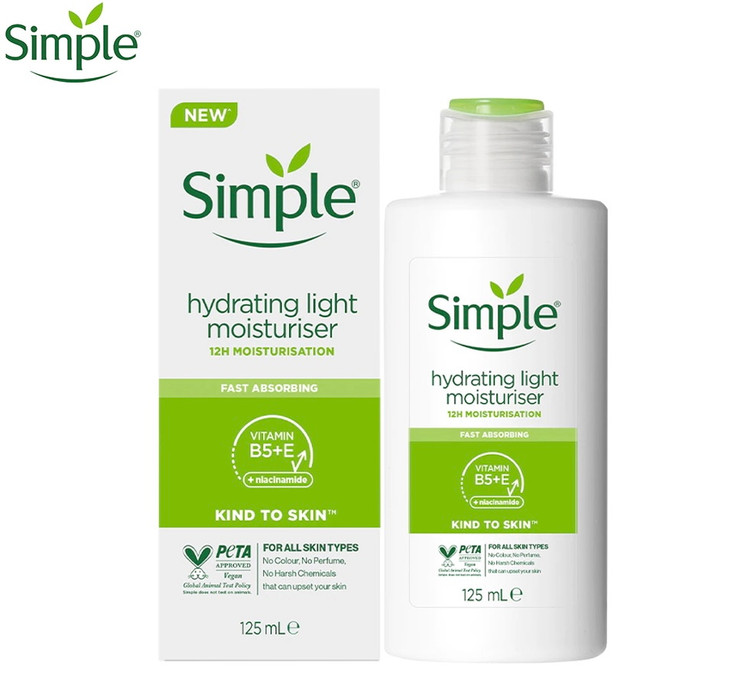 مرطوب کننده و آبرسان لایت سیمپل ۱۲۵ میل