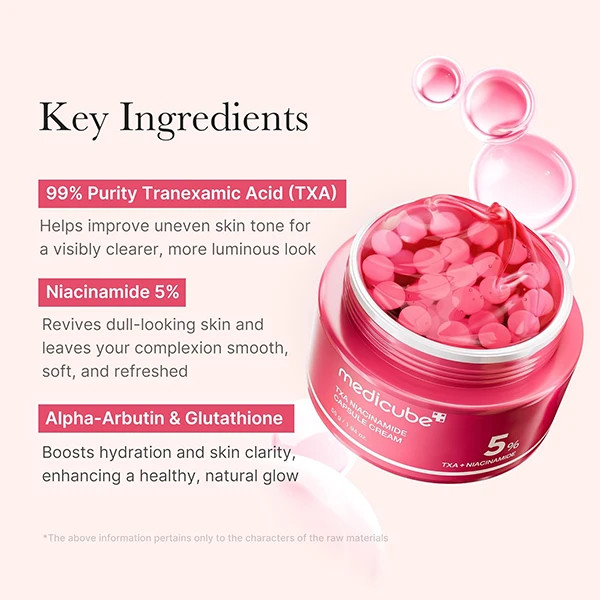 کرم کپسولی نیاسینامید مدی کیوب Medicube Txa Niacinamide Capsule Cream 55g