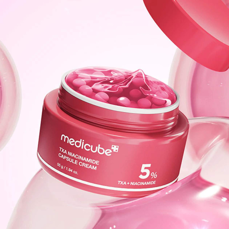 کرم کپسولی نیاسینامید مدی کیوب Medicube Txa Niacinamide Capsule Cream 55g