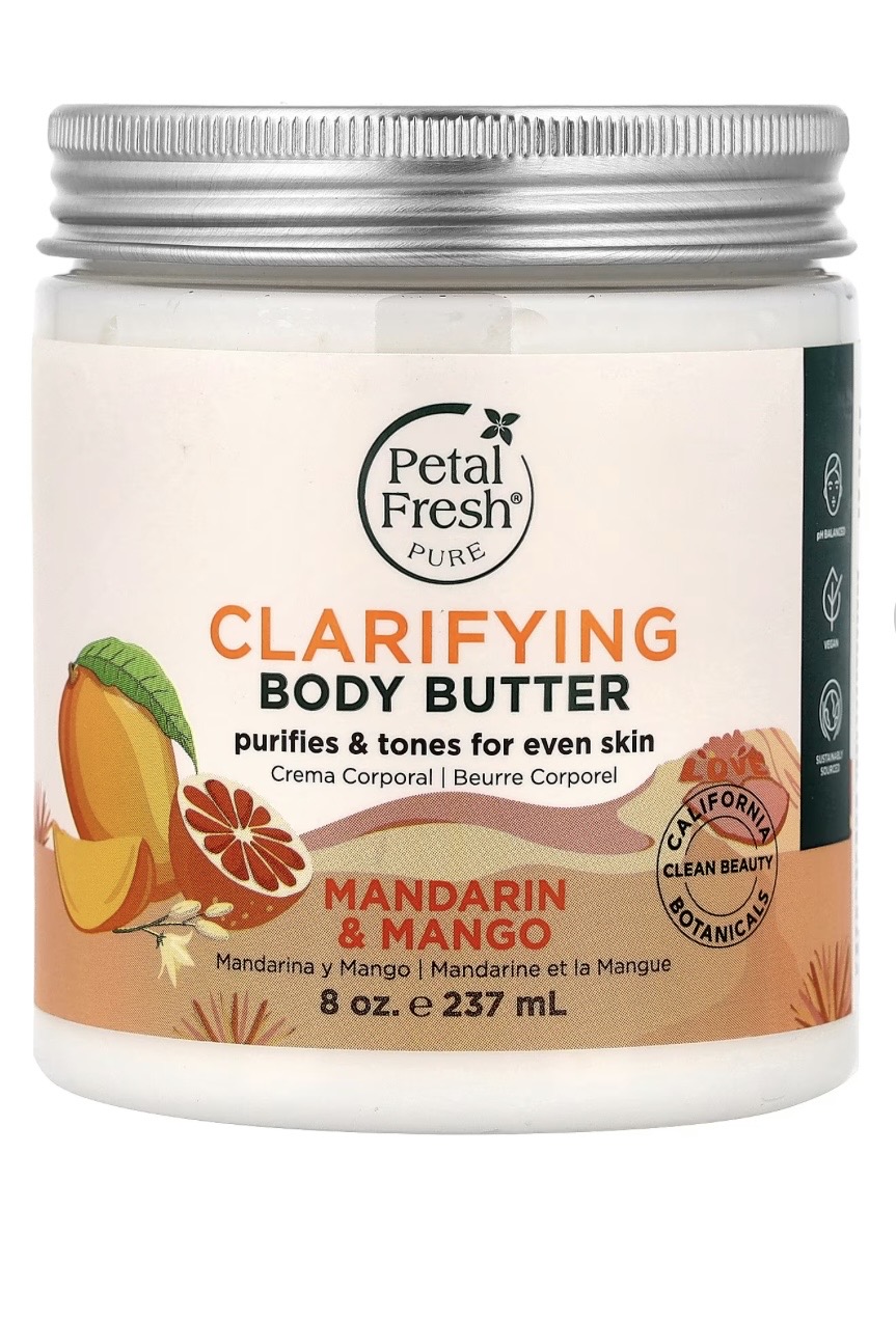 كره بدن پتال فرش Petal Fresh مدل Clarifying عصاره انبه و نارنگی حجم 237 میل