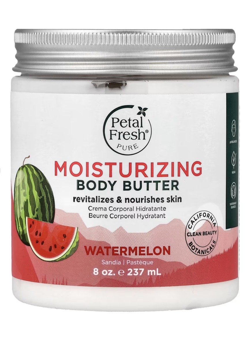 كره بدن پتال فرش Petal Fresh مدل Moisturizing حاوی هندوانه حجم 237 میل