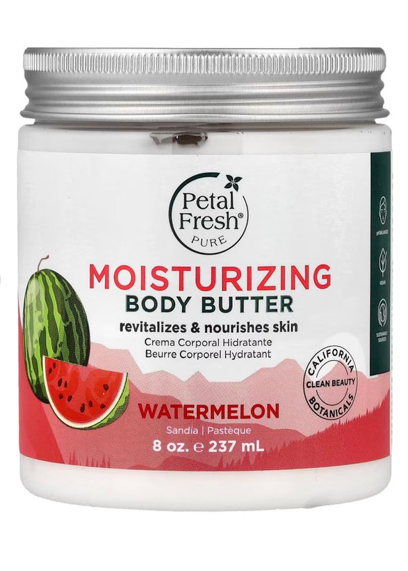 كره بدن پتال فرش Petal Fresh مدل Moisturizing حاوی هندوانه حجم 237 میل