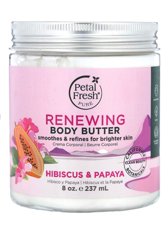 كره بدن پتال فرش Petal Fresh مدل Renewing عصاره Hibiscus and Papaya حجم 237 میل