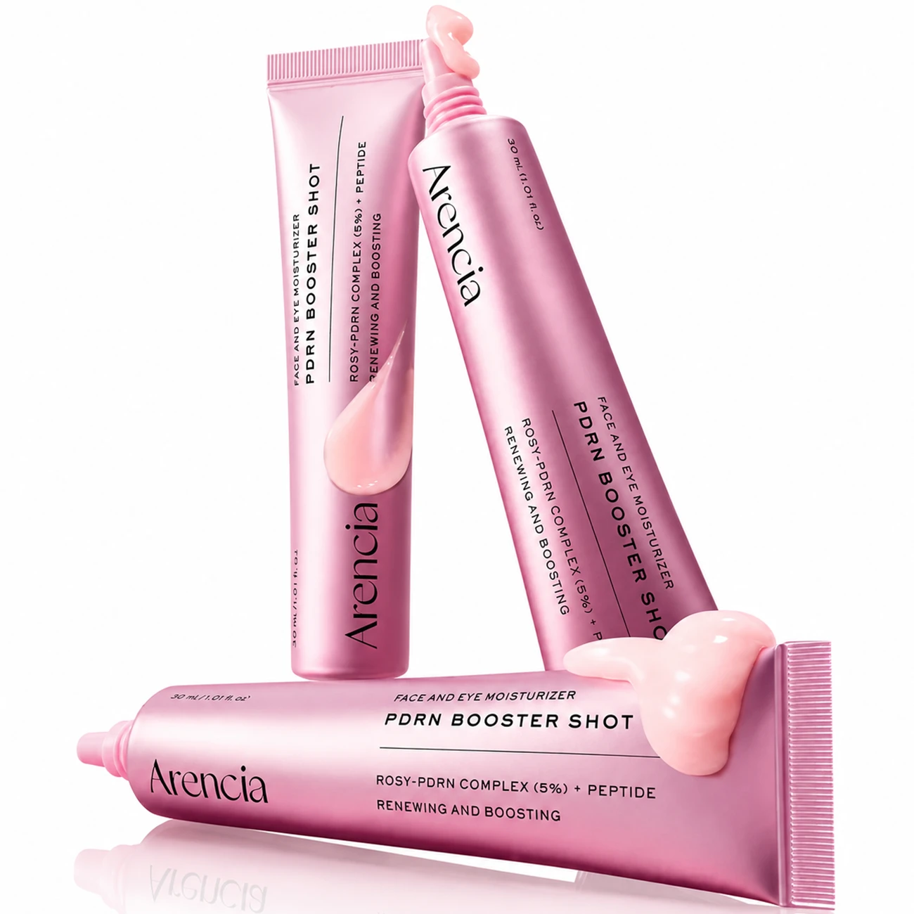 بوستر شات PDRN و پپتید ترمیم کننده و جوانساز آرنسیا Arencia PDRN BOOSTER SHOT FACE & EYE