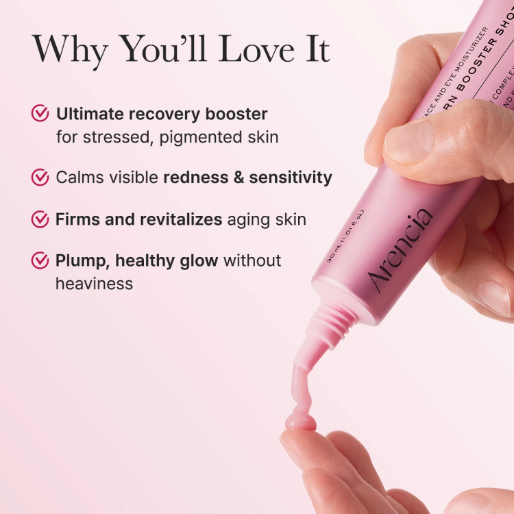 بوستر شات PDRN و پپتید ترمیم کننده و جوانساز آرنسیا Arencia PDRN BOOSTER SHOT FACE & EYE