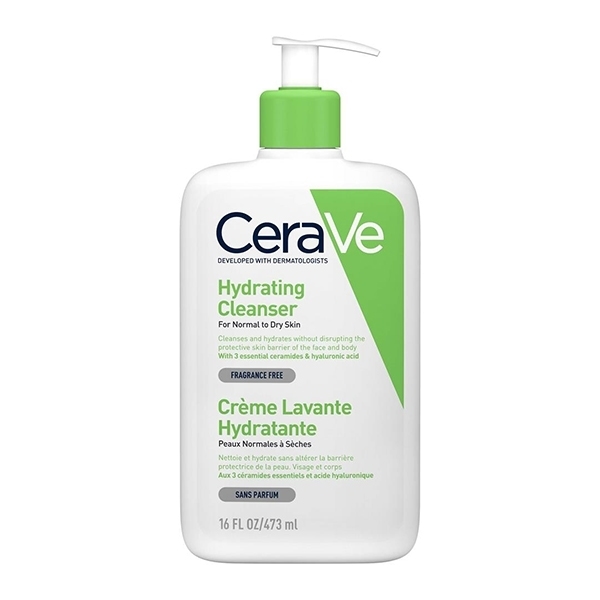 ژل شوینده پوست نرمال تا خشک سراوی Cerave Hydrating Cleanser 473ml